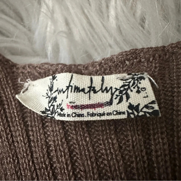 FREE PEOPLE Switch It Up Cami in Espresso Martini Size Large NWOT - Picture 5 of 5